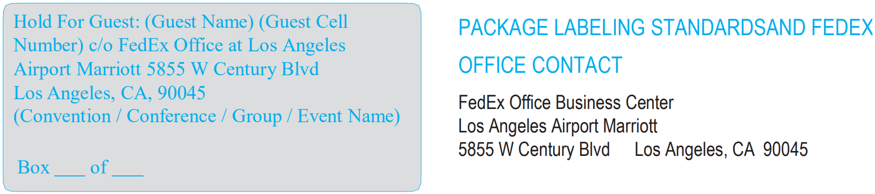 PACKAGE LABELING